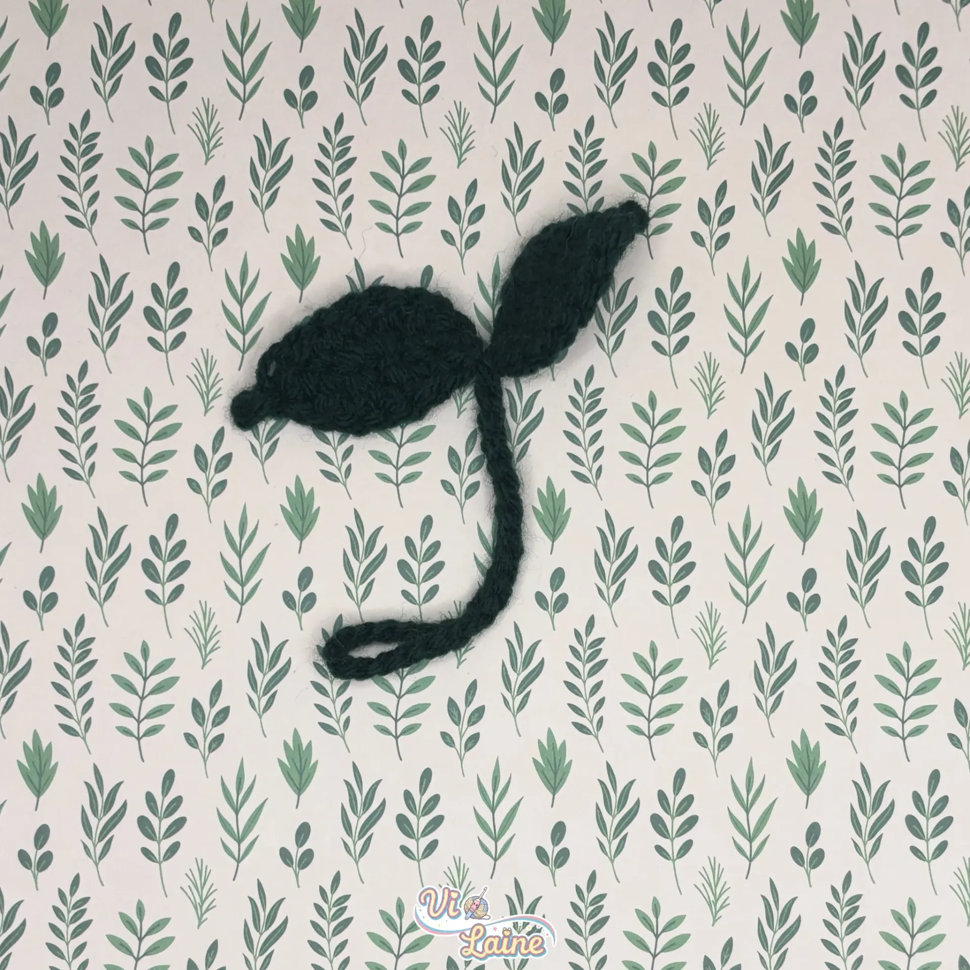 Feuilles serre-câble (Vert Foncé)